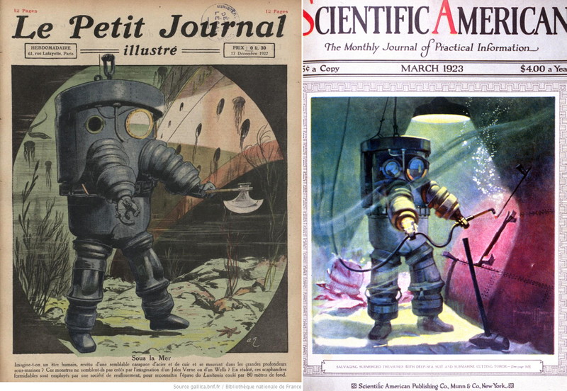 Illustration for article titled The Evolution of the Atmospheric Diving Suit